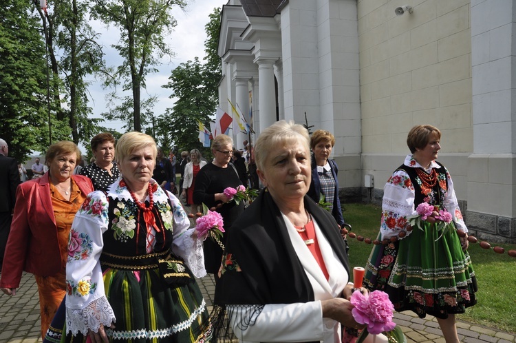 Powitanie ikony MB Częstochowskiej w Domaniewicach