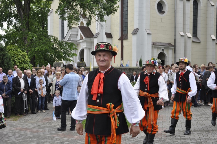 Powitanie ikony MB Częstochowskiej w Domaniewicach