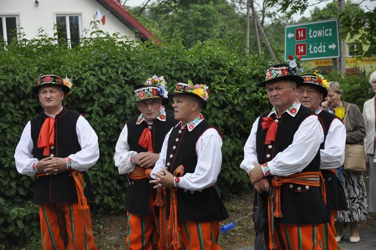 Powitanie ikony MB Częstochowskiej w Domaniewicach