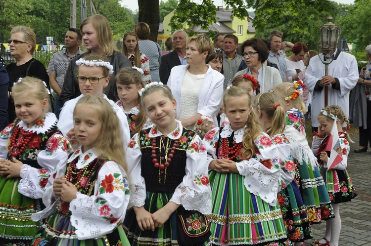 Powitanie ikony MB Częstochowskiej w Domaniewicach