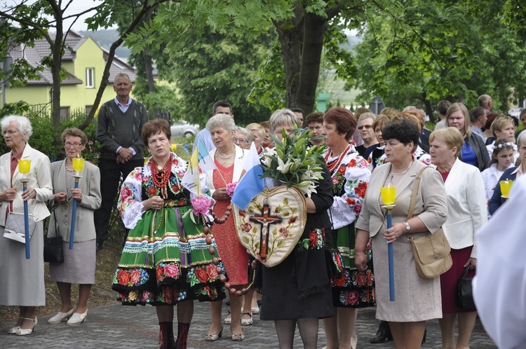 Powitanie ikony MB Częstochowskiej w Domaniewicach