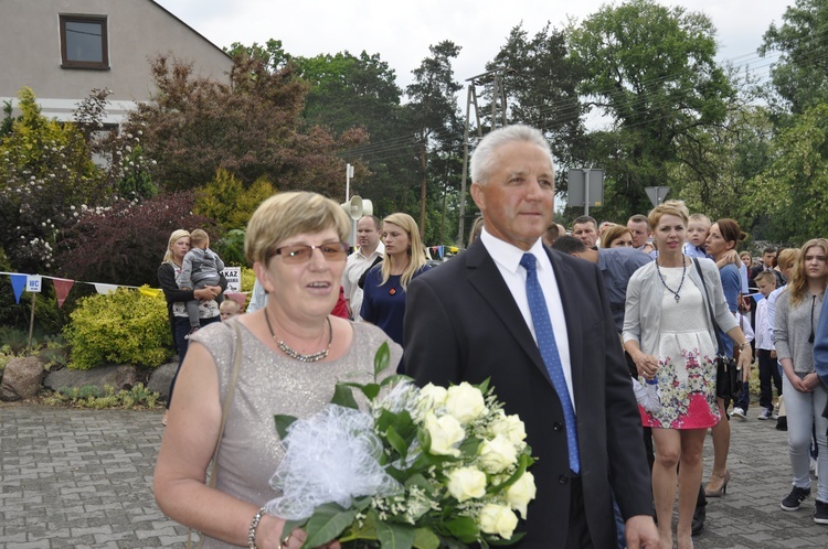 Powitanie ikony MB Częstochowskiej w Domaniewicach