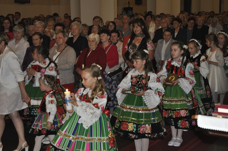 Powitanie ikony MB Częstochowskiej w Domaniewicach