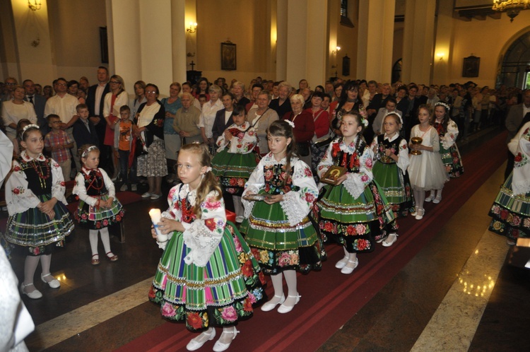 Powitanie ikony MB Częstochowskiej w Domaniewicach