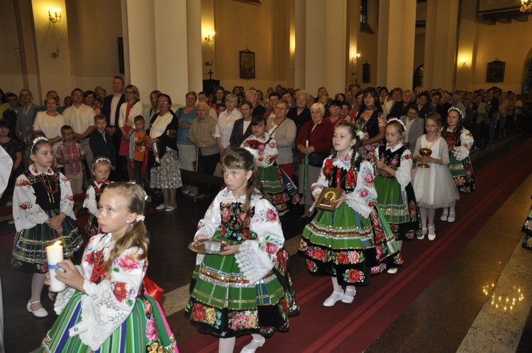 Powitanie ikony MB Częstochowskiej w Domaniewicach