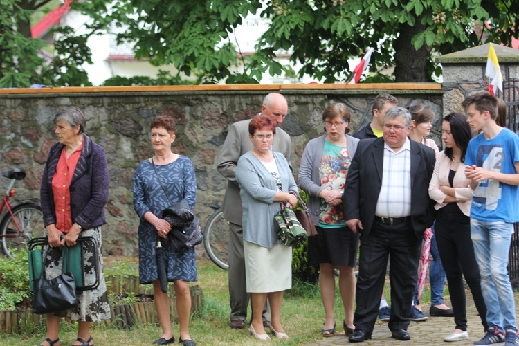 Powitanie ikony MB Częstochowskiej w Domaniewicach