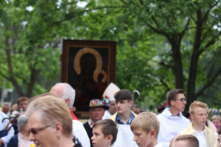 Powitanie ikony MB Częstochowskiej w Domaniewicach