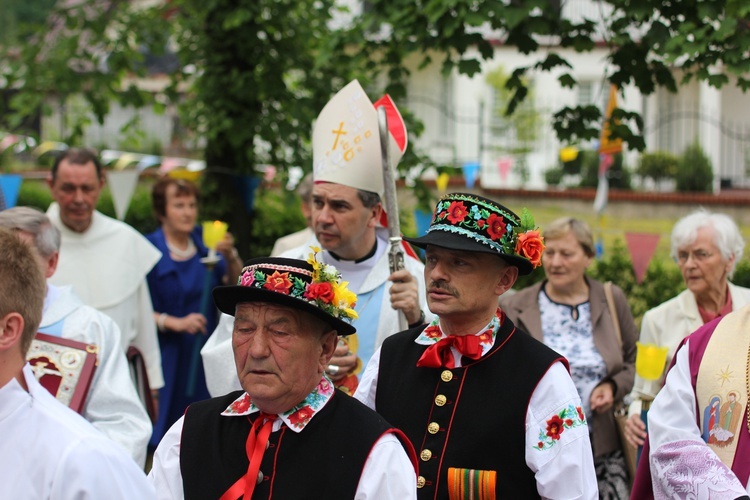 Powitanie ikony MB Częstochowskiej w Domaniewicach