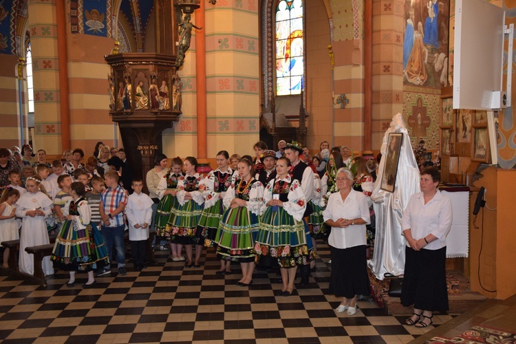 Powitanie ikony MB Częstochowskiej z Złakowie Kościelnym