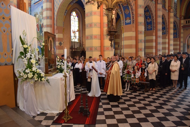 Powitanie ikony MB Częstochowskiej z Złakowie Kościelnym