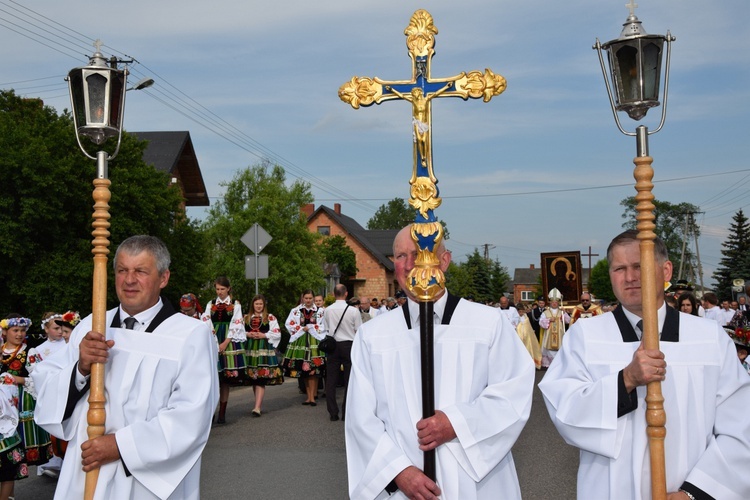 Powitanie ikony MB Częstochowskiej z Złakowie Kościelnym