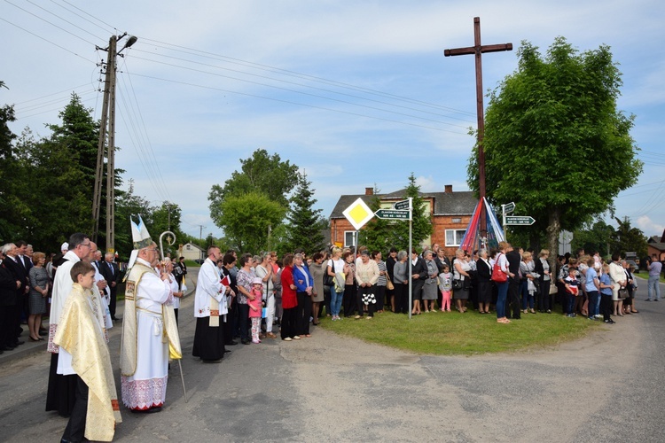 Powitanie ikony MB Częstochowskiej z Złakowie Kościelnym