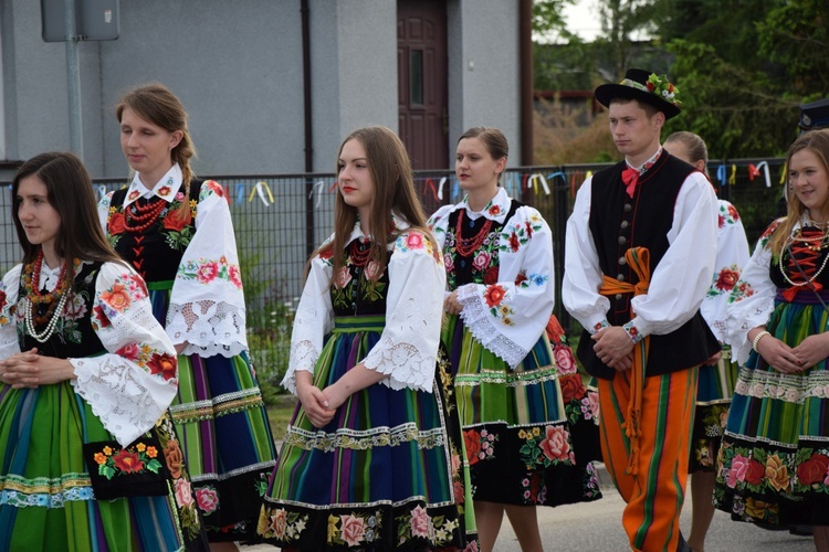 Powitanie ikony MB Częstochowskiej z Złakowie Kościelnym