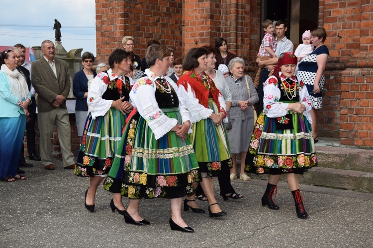 Powitanie ikony MB Częstochowskiej z Złakowie Kościelnym