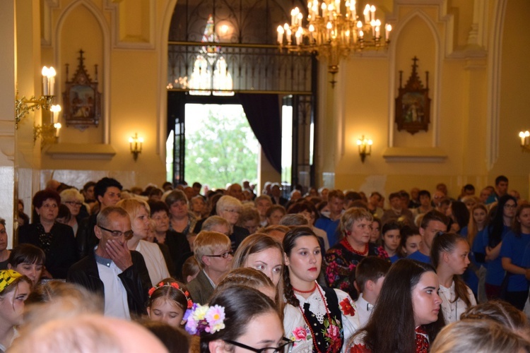 Powitanie ikony MB Częstochowskiej w Zdunach