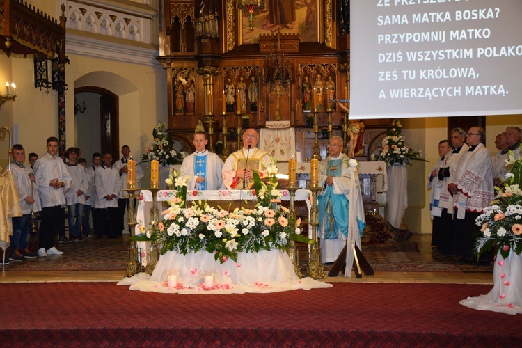 Powitanie ikony MB Częstochowskiej w Zdunach