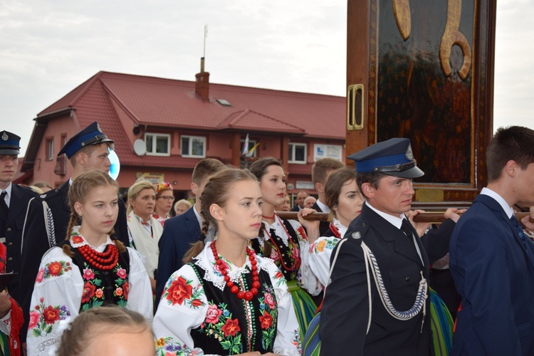 Powitanie ikony MB Częstochowskiej w Zdunach