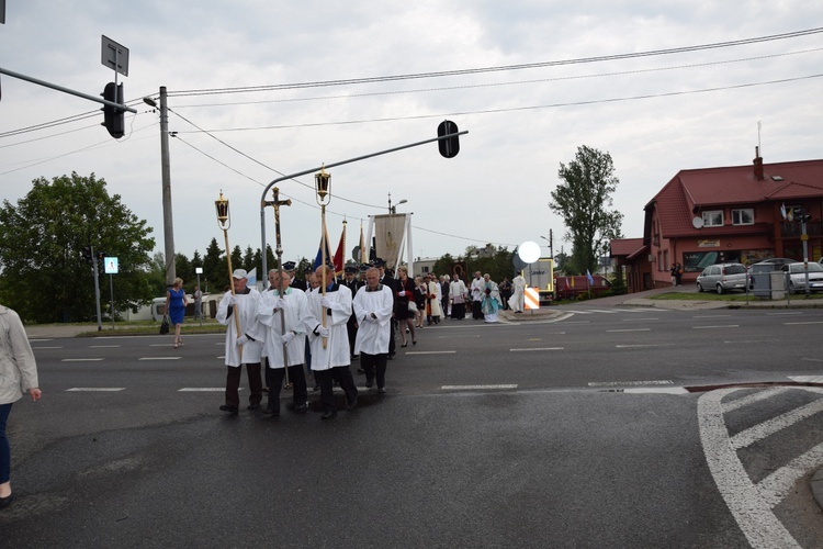 Powitanie ikony MB Częstochowskiej w Zdunach