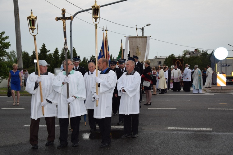 Powitanie ikony MB Częstochowskiej w Zdunach