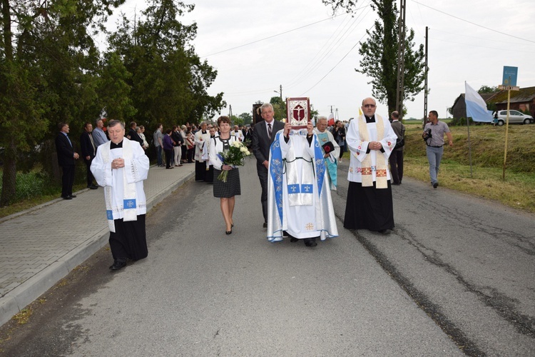 Powitanie ikony MB Częstochowskiej w Zdunach