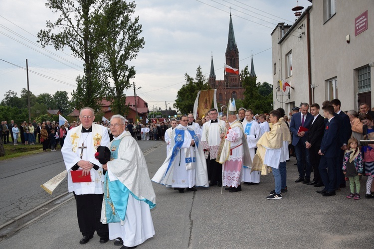 Powitanie ikony MB Częstochowskiej w Zdunach