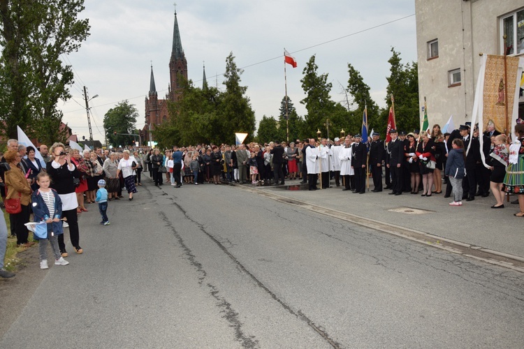 Powitanie ikony MB Częstochowskiej w Zdunach