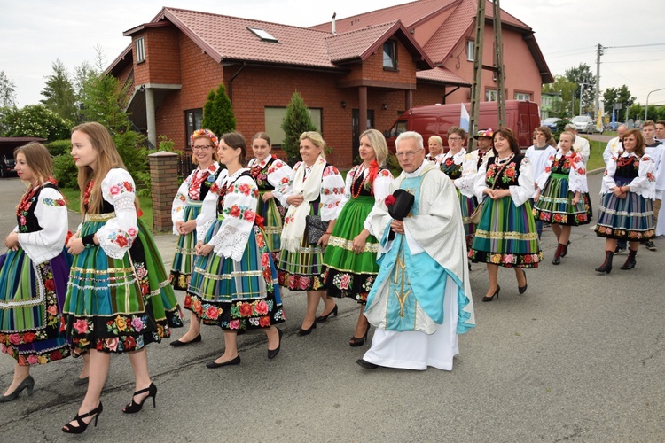 Powitanie ikony MB Częstochowskiej w Zdunach