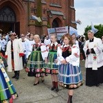 Powitanie ikony MB Częstochowskiej w Zdunach