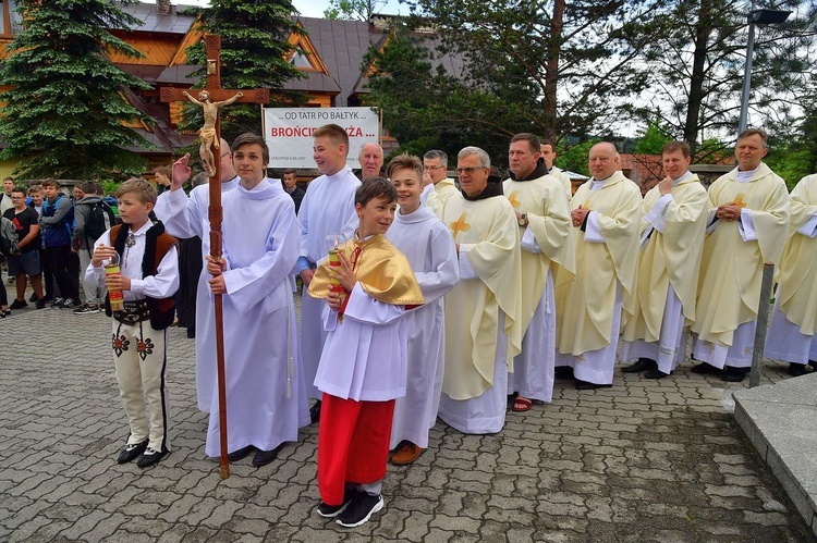 Episkopat Polski w kościele św. Krzyża w Zakopanem