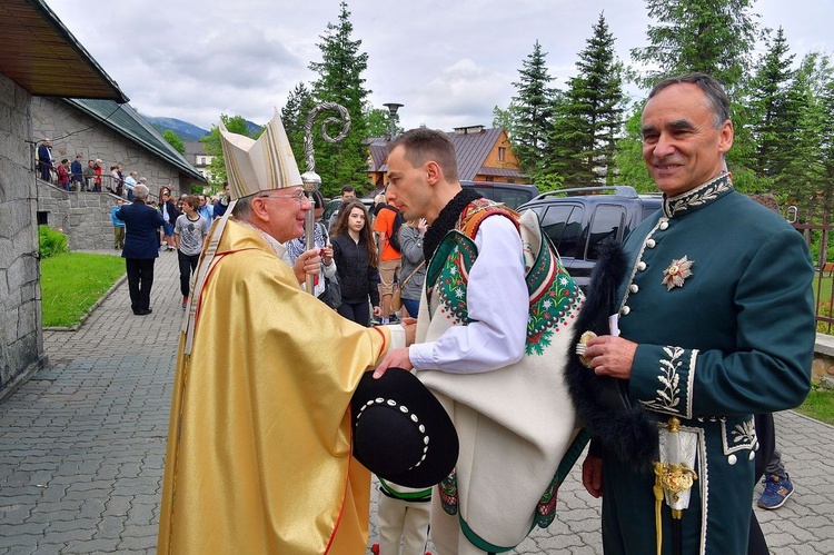 Episkopat Polski w kościele św. Krzyża w Zakopanem