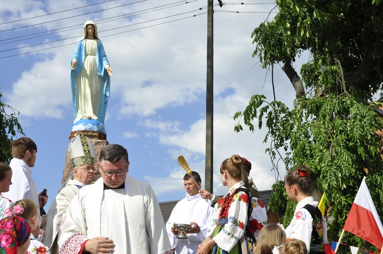 Powitanie ikony MB Częstochowskiej w Bąkowie