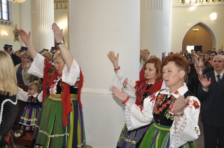 Powitanie ikony MB Częstochowskiej w Bąkowie