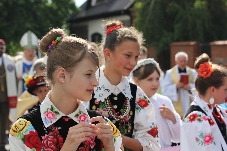 Powitanie ikony MB Częstochowskiej w Bąkowie