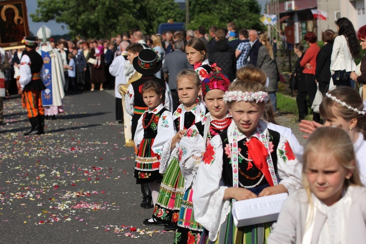 Powitanie ikony MB Częstochowskiej w Bąkowie