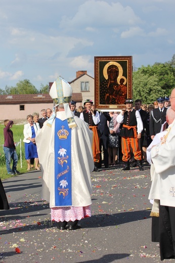 Powitanie ikony MB Częstochowskiej w Bąkowie