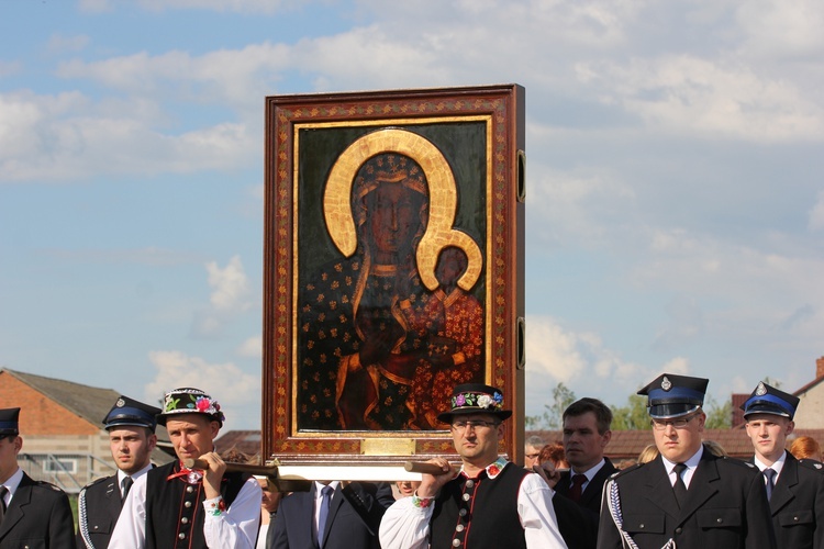 Powitanie ikony MB Częstochowskiej w Bąkowie