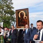 Powitanie ikony MB Częstochowskiej w Chruślinie