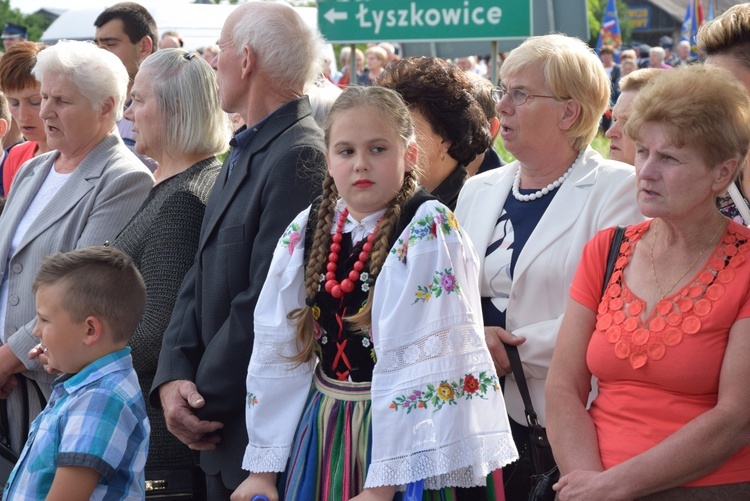 Powitanie ikony MB Częstochowskiej w Chruślinie