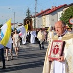 Powitanie ikony MB Częstochowskiej w parafii Chrystusa Dobrego Pasterza w Łowiczu