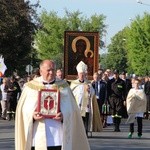 Powitanie ikony MB Częstochowskiej w parafii Chrystusa Dobrego Pasterza w Łowiczu