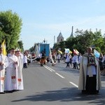 Powitanie ikony MB Częstochowskiej w parafii Chrystusa Dobrego Pasterza w Łowiczu