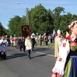 Powitanie ikony MB Częstochowskiej w parafii Chrystusa Dobrego Pasterza w Łowiczu