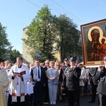 Powitanie ikony MB Częstochowskiej w parafii Chrystusa Dobrego Pasterza w Łowiczu