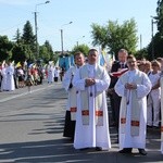 Powitanie ikony MB Częstochowskiej w parafii Chrystusa Dobrego Pasterza w Łowiczu