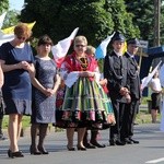 Powitanie ikony MB Częstochowskiej w parafii Chrystusa Dobrego Pasterza w Łowiczu