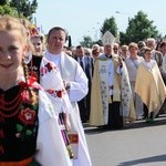 Powitanie ikony MB Częstochowskiej w parafii Chrystusa Dobrego Pasterza w Łowiczu