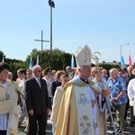 Powitanie ikony MB Częstochowskiej w parafii Chrystusa Dobrego Pasterza w Łowiczu