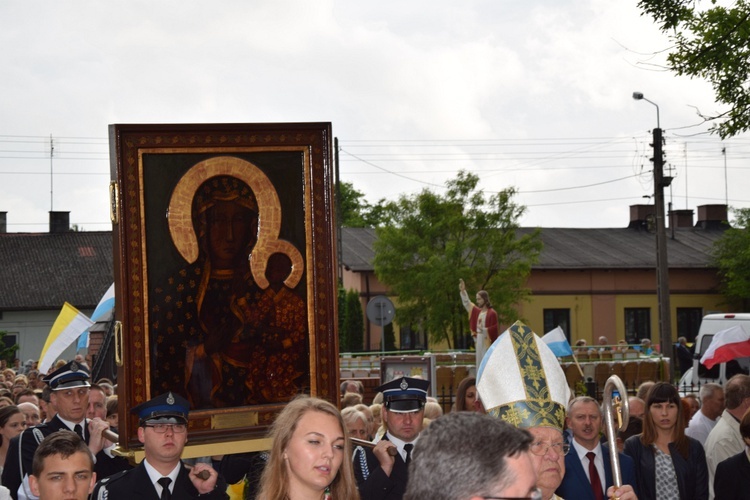 Powitanie ikony MB Częstochowskiej w Łyszkowicach