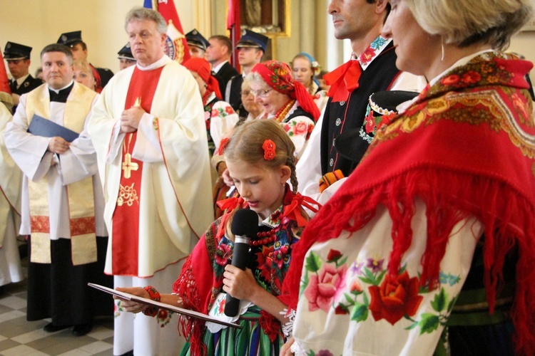 Powitanie ikony MB Częstochowskiej w parafii Świętego Ducha w Łowiczu