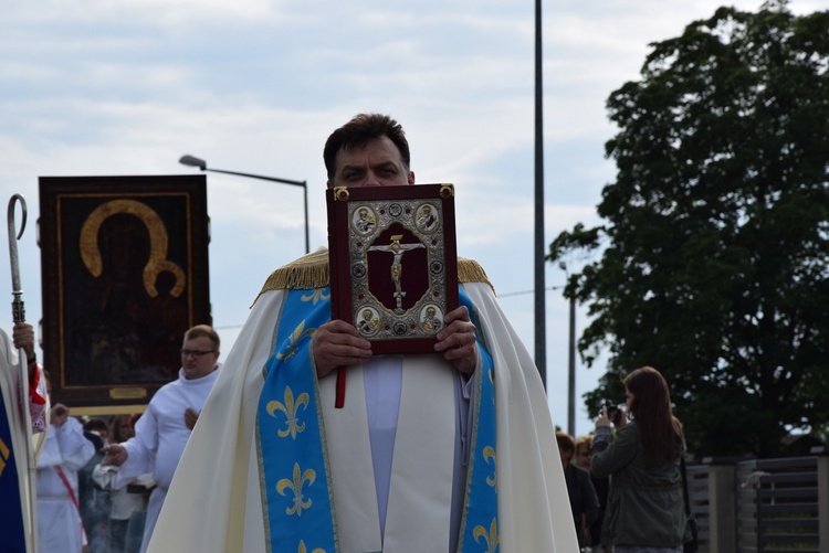 Powitanie ikony MB Częstochowskiej w Bobrownikach